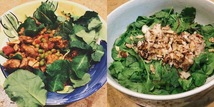 Menu makanan diat ala Laura (Instagram)