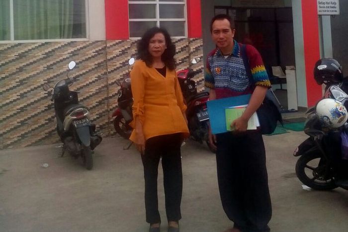 Komisioner KPAD Kota Bekasi dan Humas RSIA Setelah Melakukan Konfirmasi Terkait Video Oknum Bidan