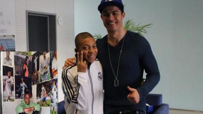 Kylian Mbappe dan Cristiano Ronaldo.