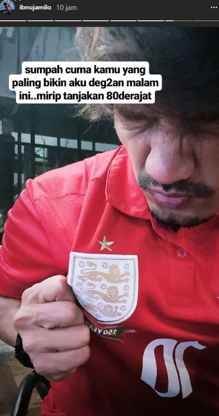 Unggahan Ibnu Jamil pasca bercerai -Instagram/ibnujamilo