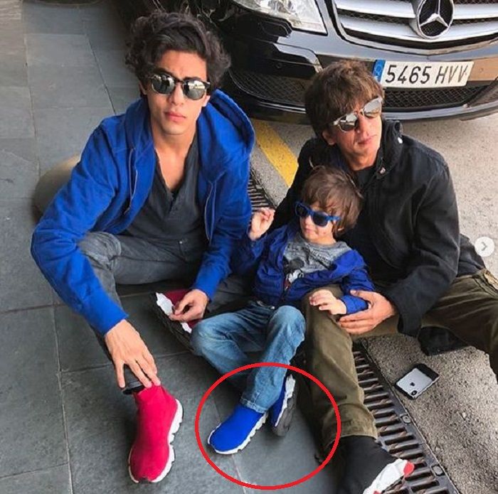 Sepatu Anak Bungsu Shah Rukh Khan