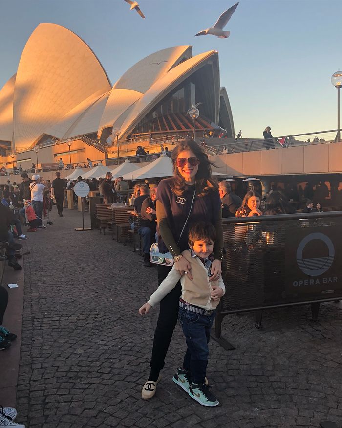 Carissa Puteri dan Anak di Opera House