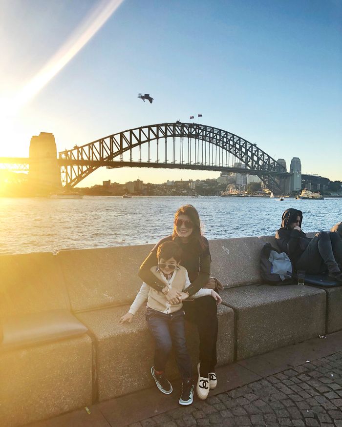 Carissa Puteri dan Quenzino di Harbour Bridge