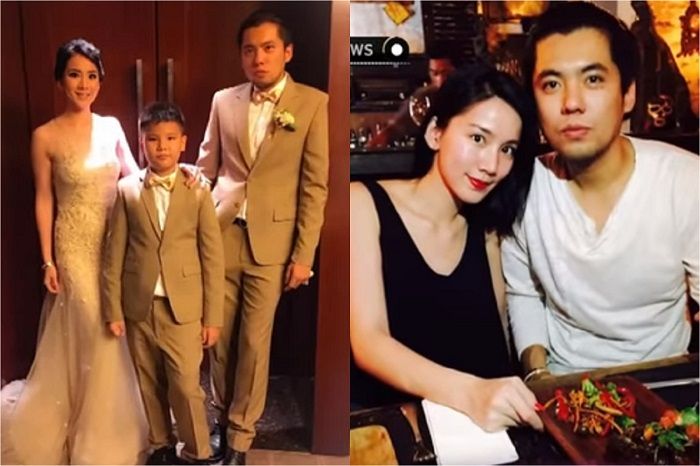 Jill Gladys bersama Yuan Wibowo dan anak