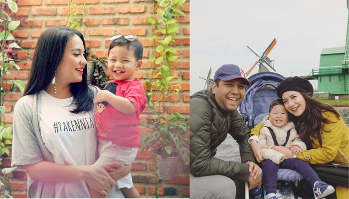 Christie Julia dan keluarga kecilnya