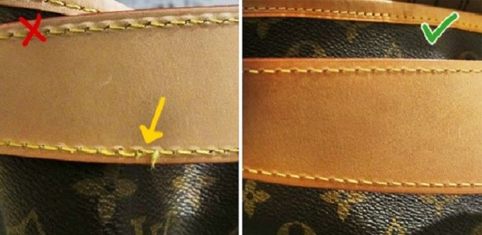 Perbedaan jahitan tas branded palsu dan asli
