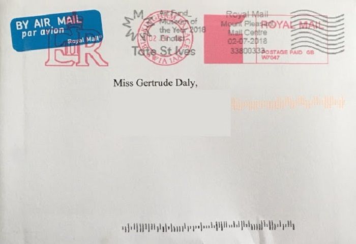 tampilan amplop balasan