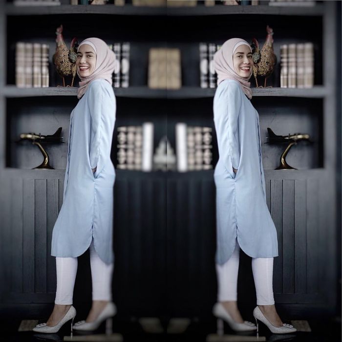 Putri Anne dengan gaya kasual