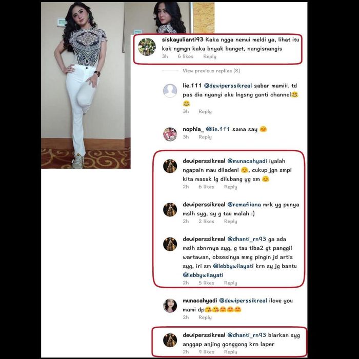 Tanggapan Dewi Perssik