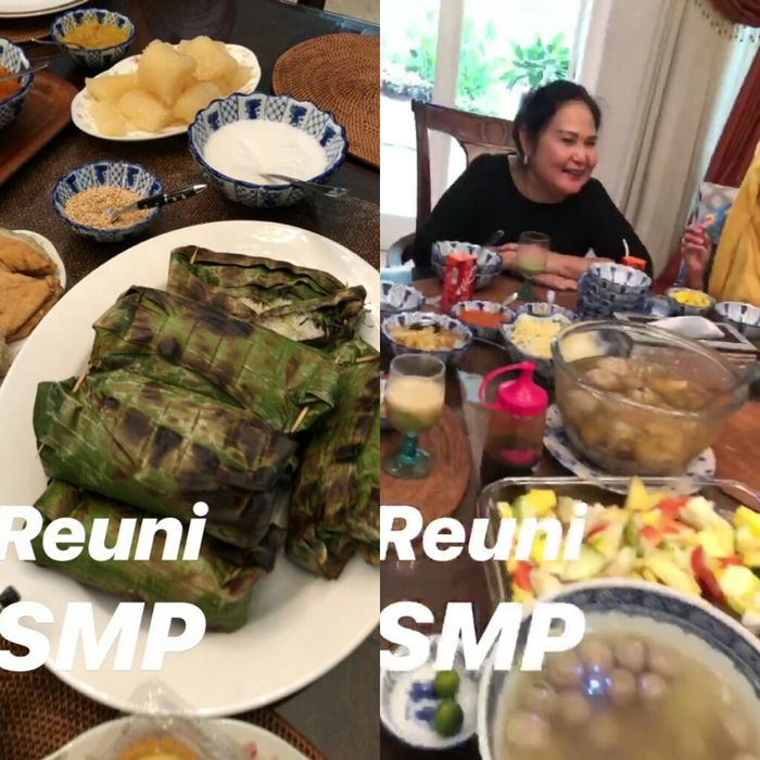 Acara reuni SMP di rumah KD