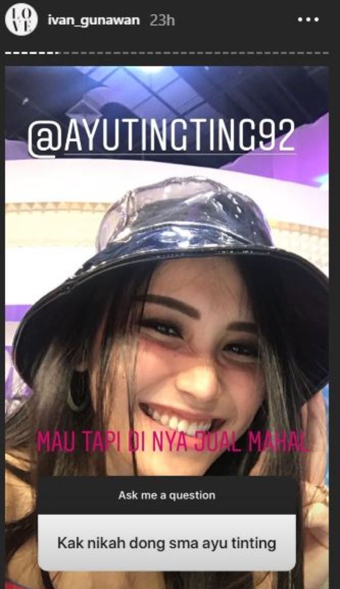 Ivan Gunawan berikan jawaban mengejutkan perihal kisahnya dengan Ayu Ting Ting - instagram.com/ivan_gunawan
