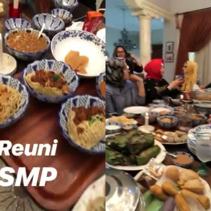 Acara reuni SMP di rumah KD