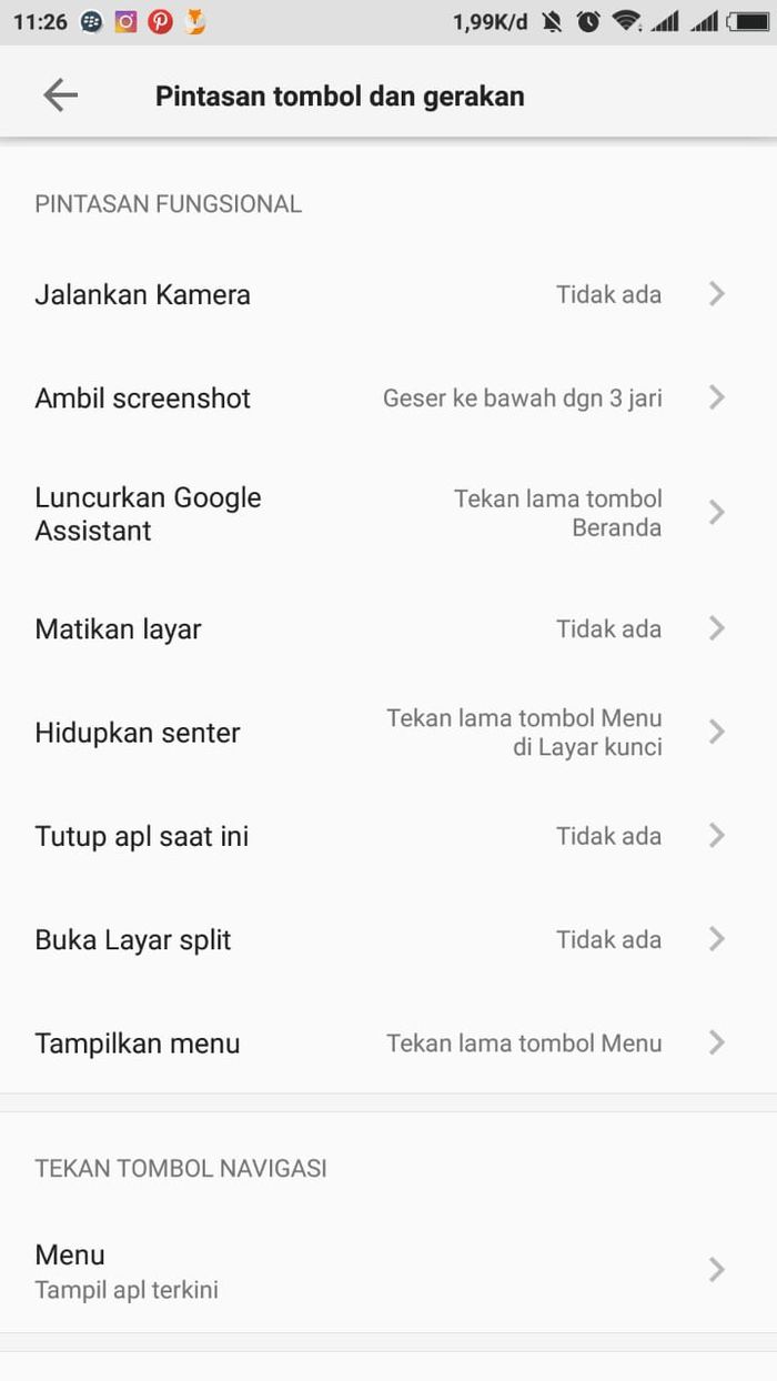 Fitur ponsel Xiaomi Intisari