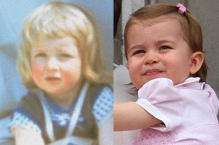 Putri Diana dan Putri Charlotte saat masih bayi