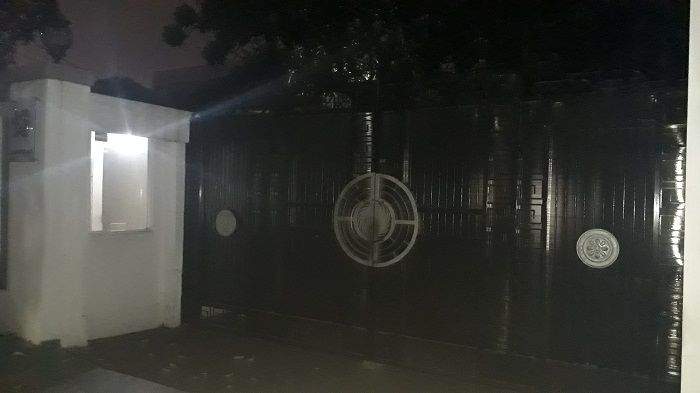 Rumah Inneke Koesherawati di kawasan Menteng, Jakarta Pusat, Sabtu (21/7/2018).