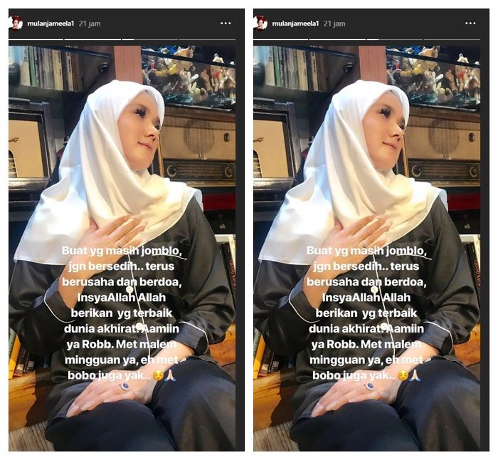 Mulan Jameela (instagram stories)