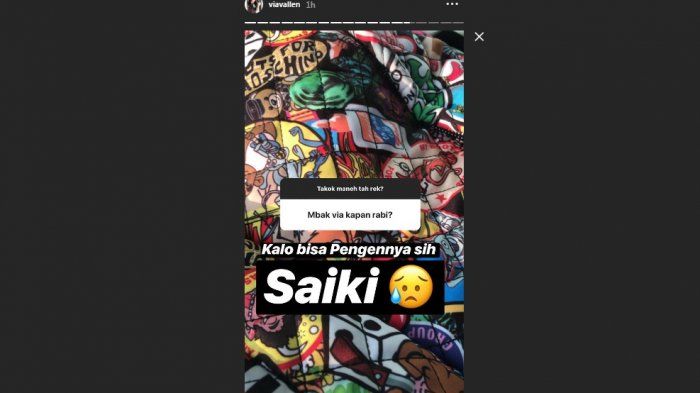 Jawaban Via Vallen saat ditanya kapan nikah