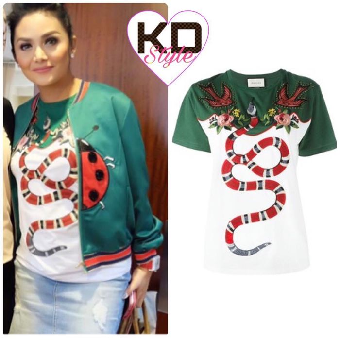 T-shirt Gucci Krisdayanti (instagram @krisdayanti_style)