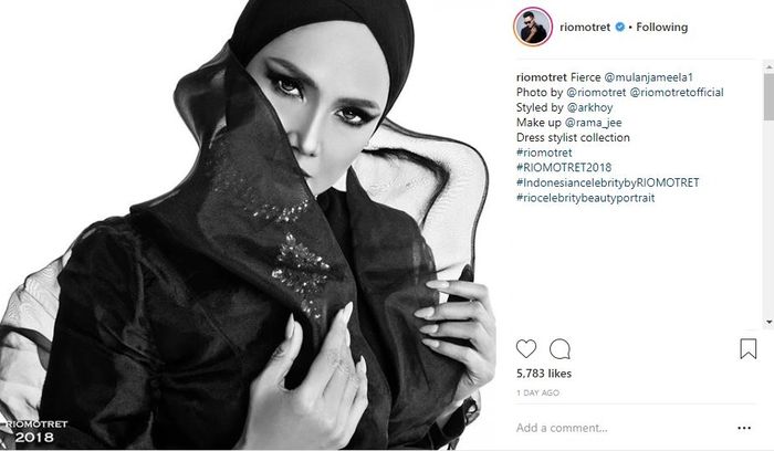 Foto Mulan Jameela yang Dianggap Netizen Tangannya Keriput
