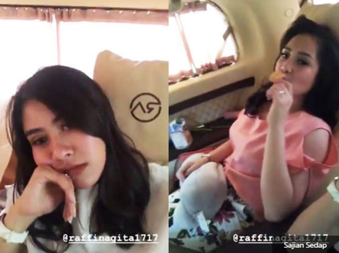 Unggahan instagram story Nagita Slavina.