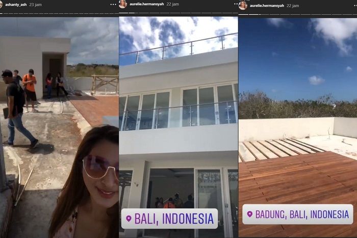 Suasana lantai atas villa keluarga Anang Hermansyah Instagram/aureliehermansyah ()