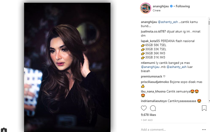 Unggahan Anang Hermansyah - Instagram @ananghijau
