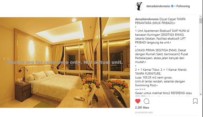 Foto apartemen Denada