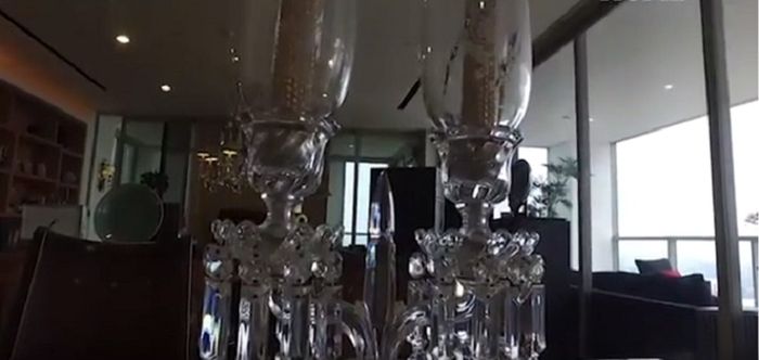 dekorasi apartemen Dita Soedarjo 
