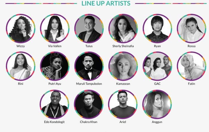 Artis yang meriahkan pembukaan Asian Games 2018