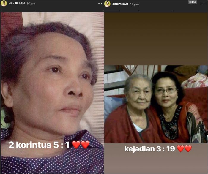 Unggahan Mey Chan di instastory