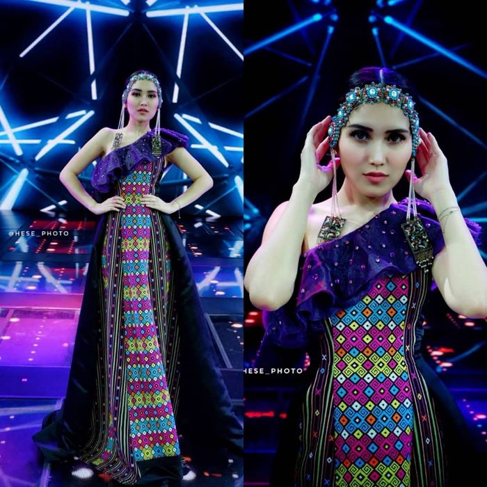 Ayu Ting Ting kenakan headpiece etnik - instagram.com/diaryfashionstyle