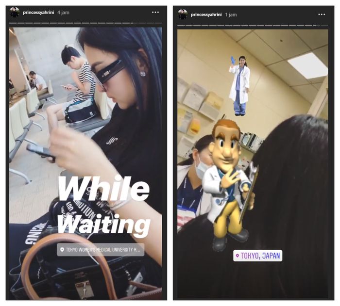 Syahrini jalani check up di Tokyo