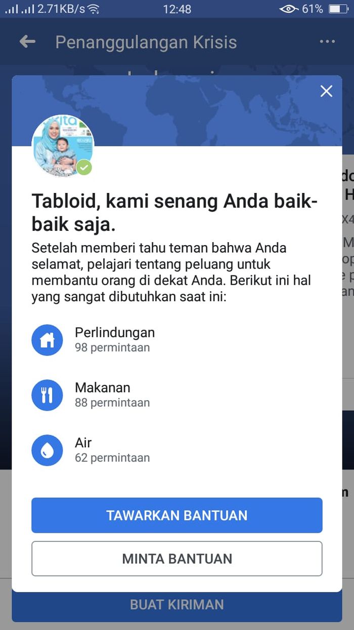 fitur penanggulangan krisis