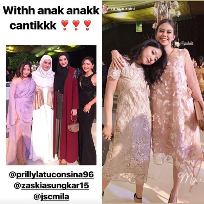 Yuki Kato, Prilly, Jessica Milla dan kakak beradik Sungkar