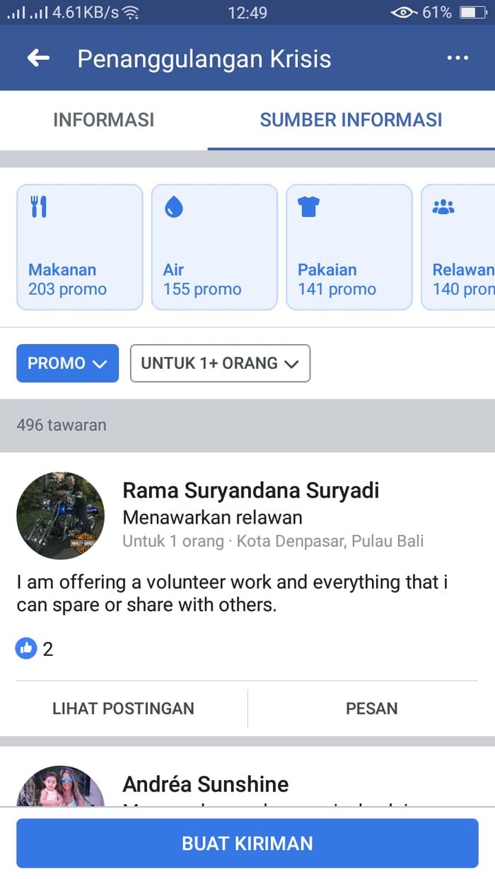 bantuan yang ditawarkan