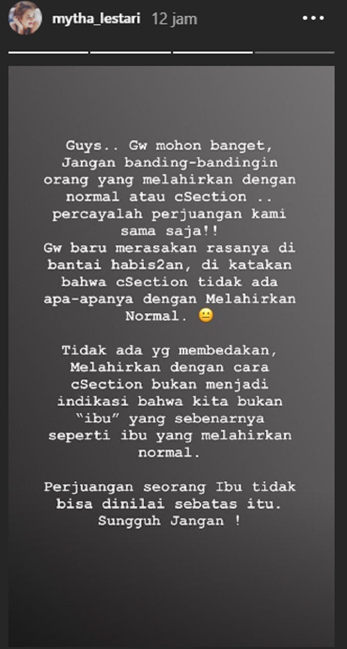 Balasan Mytha atas nyinyiran netizen
