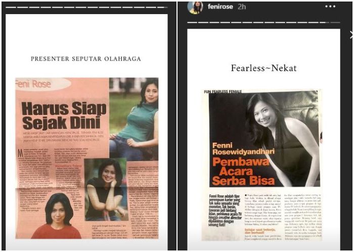 Flashback masa muda Feni Rose