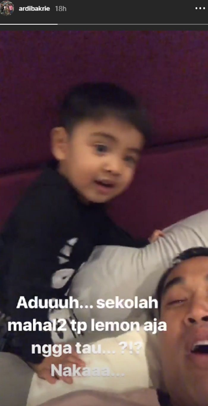 Instagram Story Ardi Bakrie