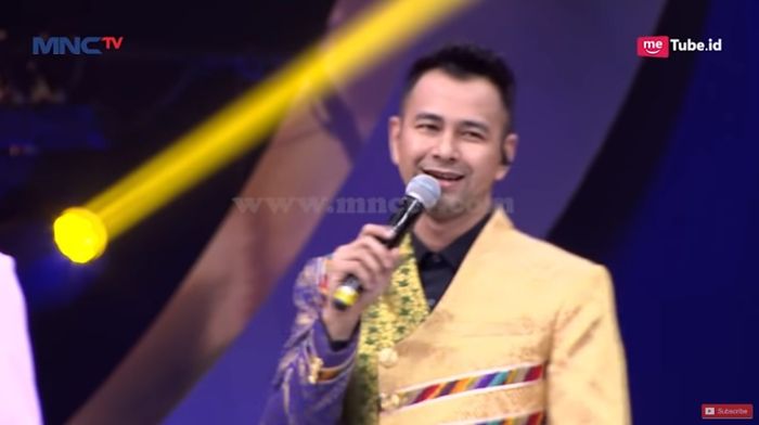 Ekspresi Raffi Ahmad saat diledek Ayu Ting Ting