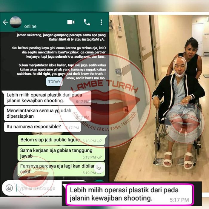 Unggahan akun gosip soal Roy Kiyoshi