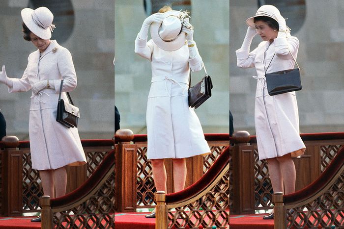 Ratu Elizabeth dengan topinya