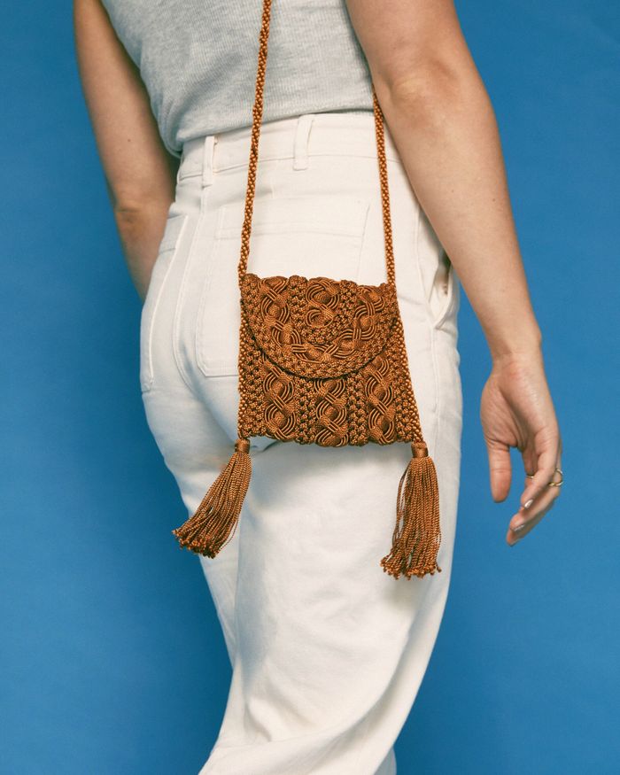 Mini Sling bag dengan tassel