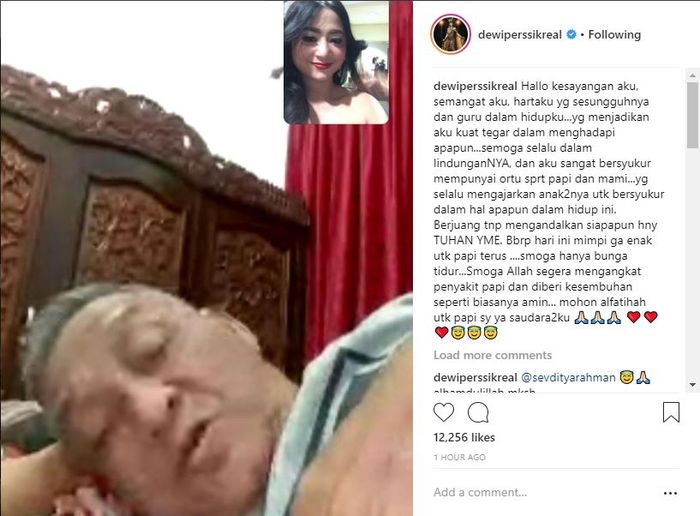 Unggahan Depe tentang mimpi buruknya