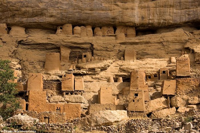 Tebing Bandiagara, Mali.