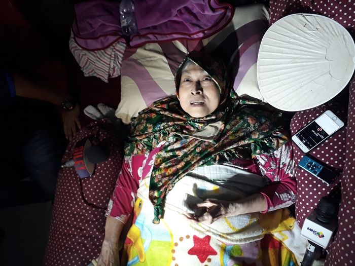 Aminah Cendrakasih alias Mak Nyak saat ditemui Grid.ID di kawasan Pinang, Ciledug, Tangerang. Rabu (