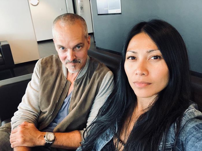 Anggun dan Christian Kretschmer pasangannya