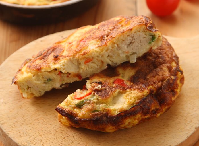 Telur Dadar Tahu Potong