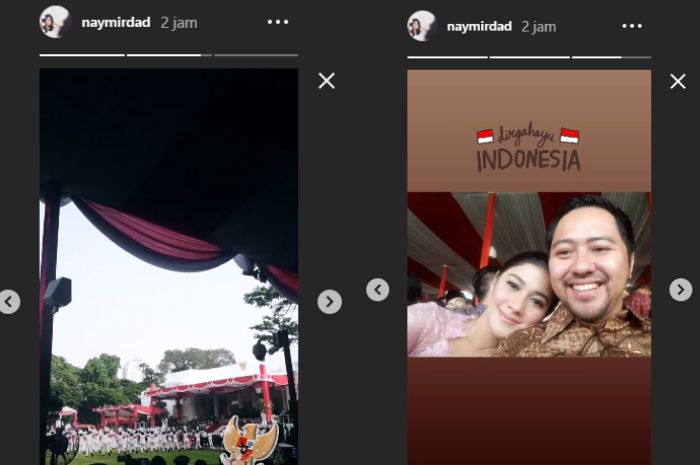 Unggahan Instastory Naysila Mirdad
