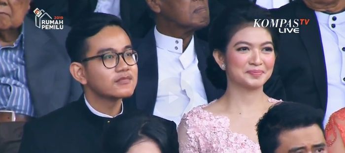 Gibran Rakabuming dan istri