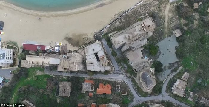 Varosha dilihat dari atas